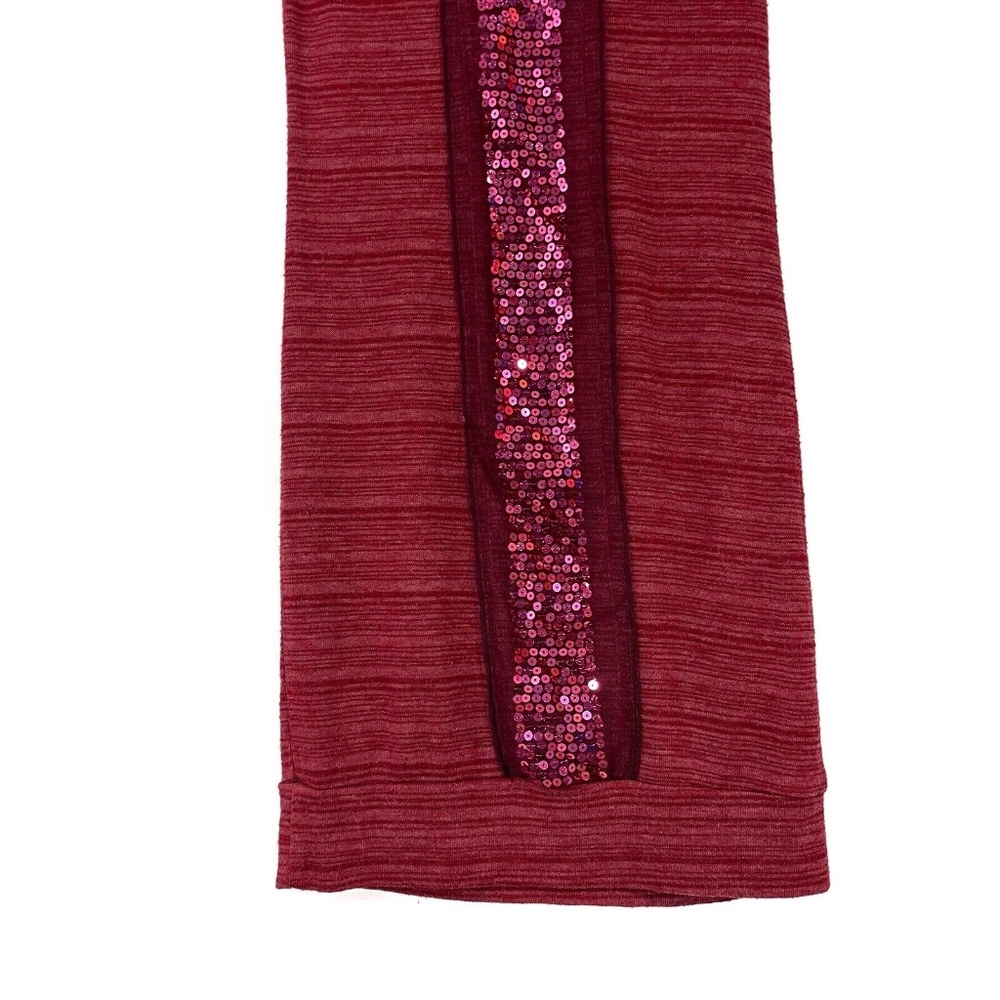 Estam Women’s Size Small Pink Sequin Mesh Front Sleeveless Stretch Mini Dress - Picture 3 of 11